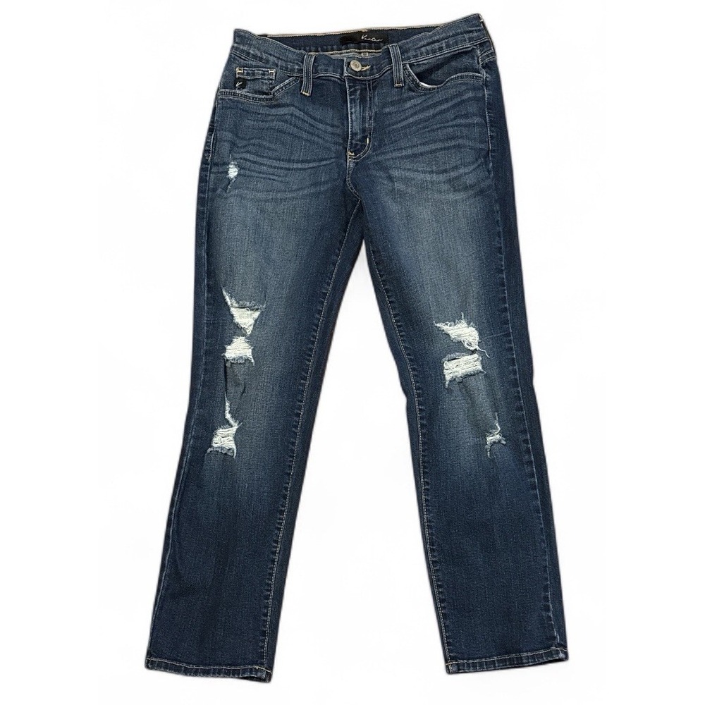 KanCan Jeans Womens Sz 5x26 Signature Estilo Bk1231 Blue Distressed Stretch - Picture 2 of 5